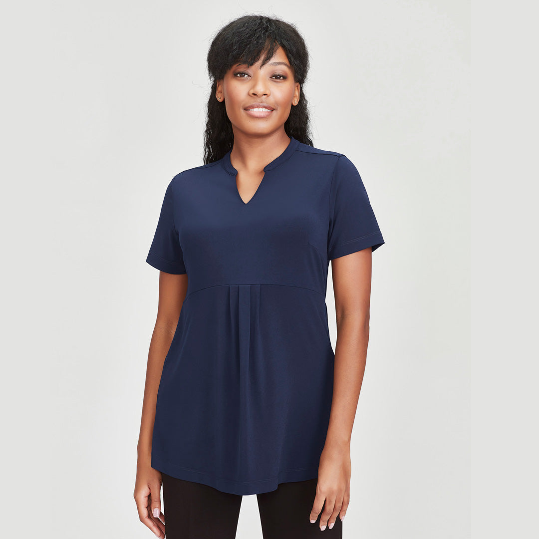 House of Uniforms The Mali Easy Fit Top | Ladies | Short Sleeve Biz Corporates 