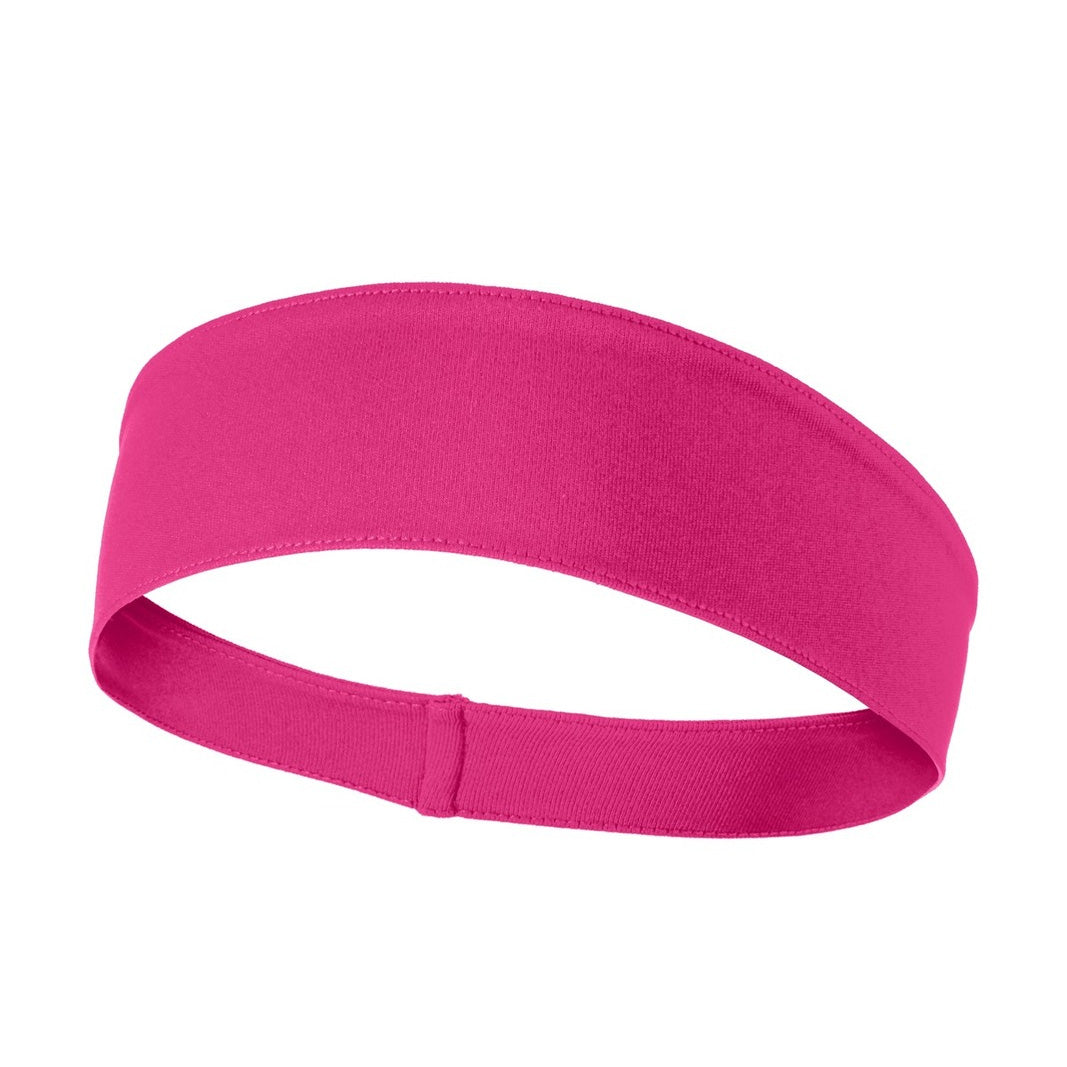 House of Uniforms The Competitor Headband | Adults Sport-Tek Raspberry