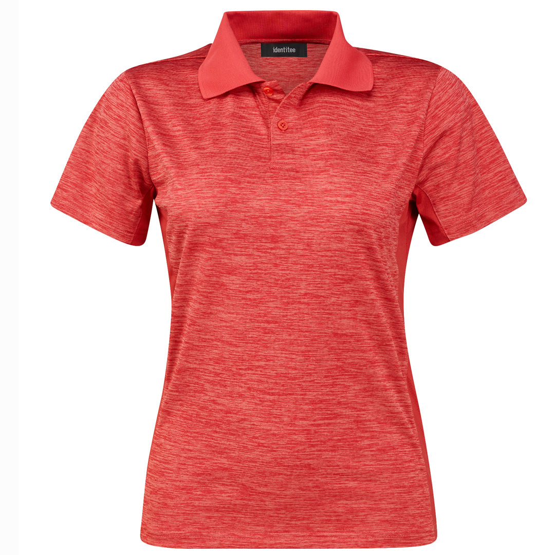 House of Uniforms The Bailey Polo | Ladies Identitee Red Marle