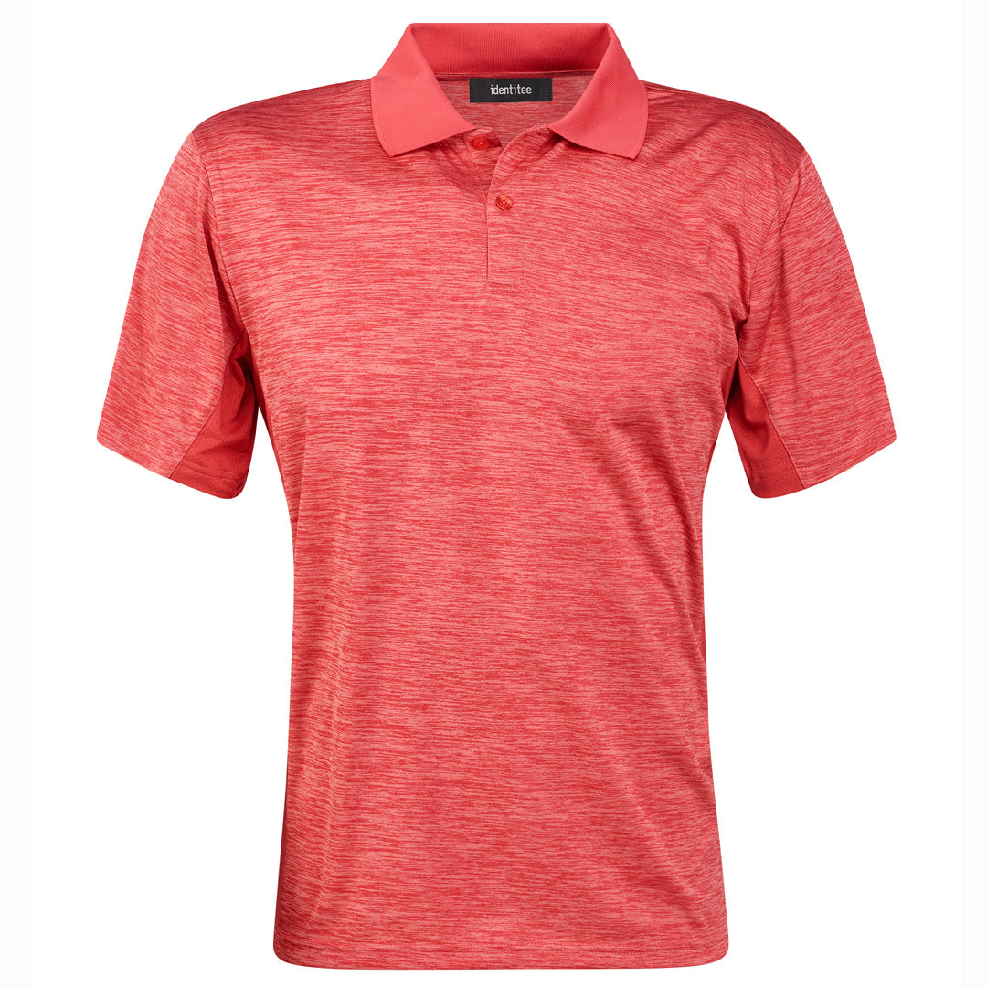 House of Uniforms The Bailey Polo | Mens Identitee Red Marle