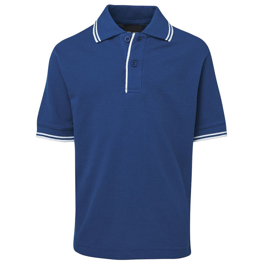 House of Uniforms The Contrast Polo | Kids Jbs Wear Royal/White