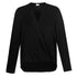 House of Uniforms The Lily Hi-Lo Blouse | Ladies | Long Sleeve Biz Collection Black