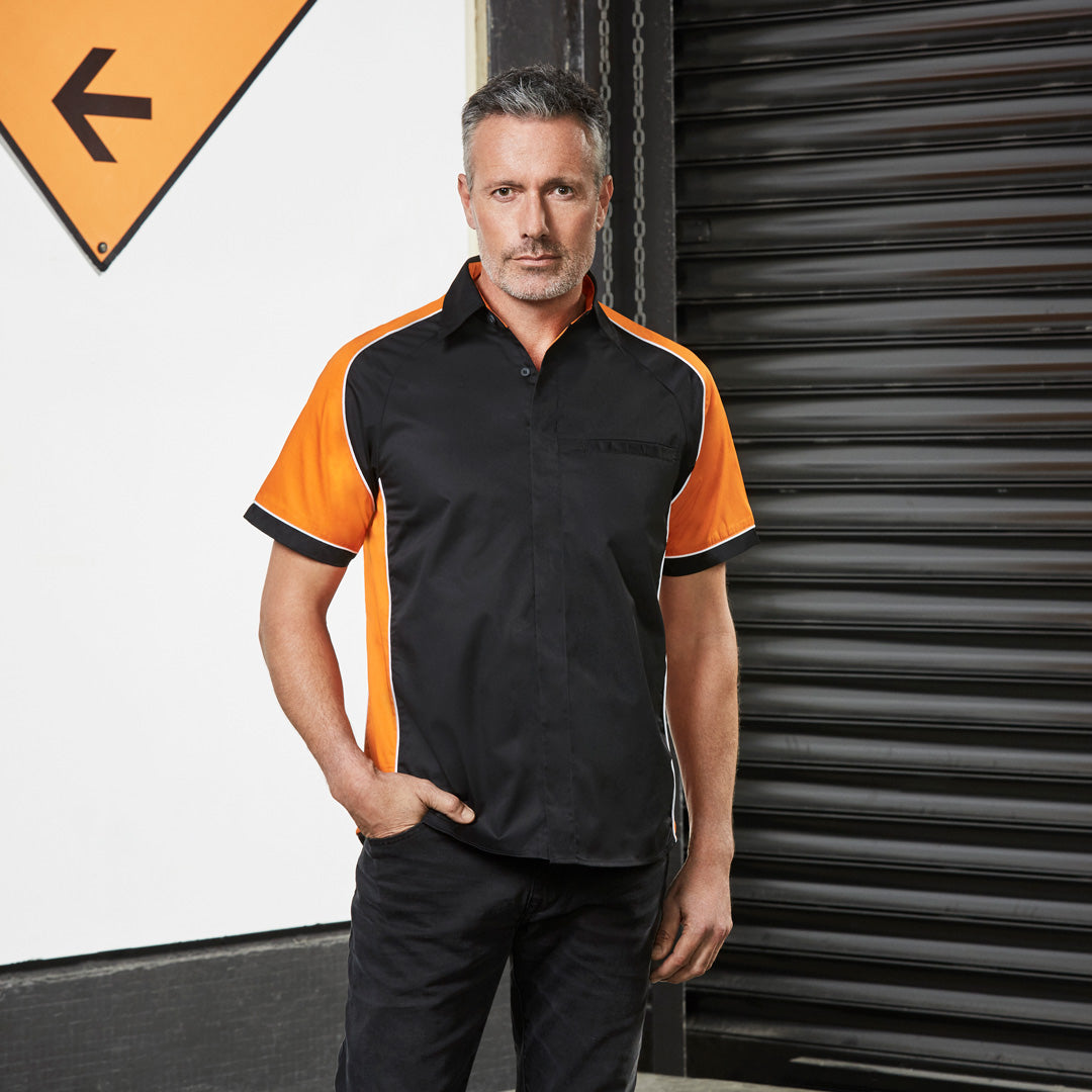 House of Uniforms The Nitro Shirt | Mens | Short Sleeve Biz Collection
