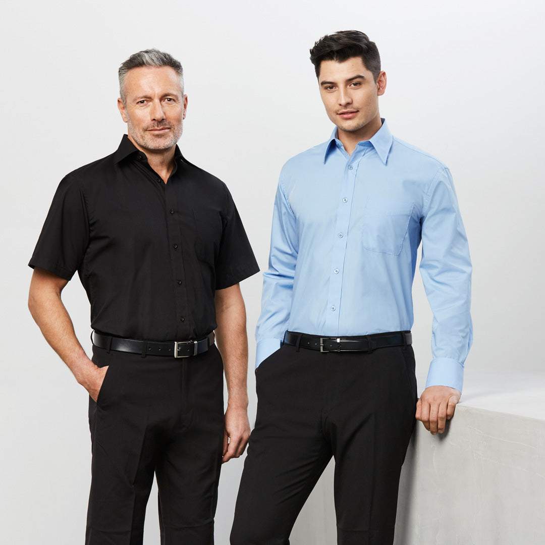 House of Uniforms The Base Shirt | Mens | Long Sleeve Biz Collection