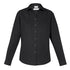 House of Uniforms The Memphis Shirt | Ladies | Long Sleeve Biz Collection Black