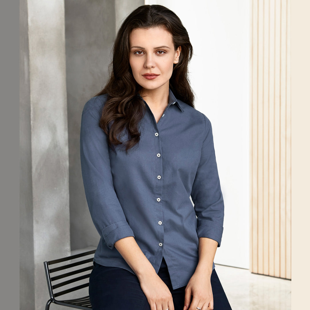 House of Uniforms The Memphis Shirt | Ladies | Long Sleeve Biz Collection