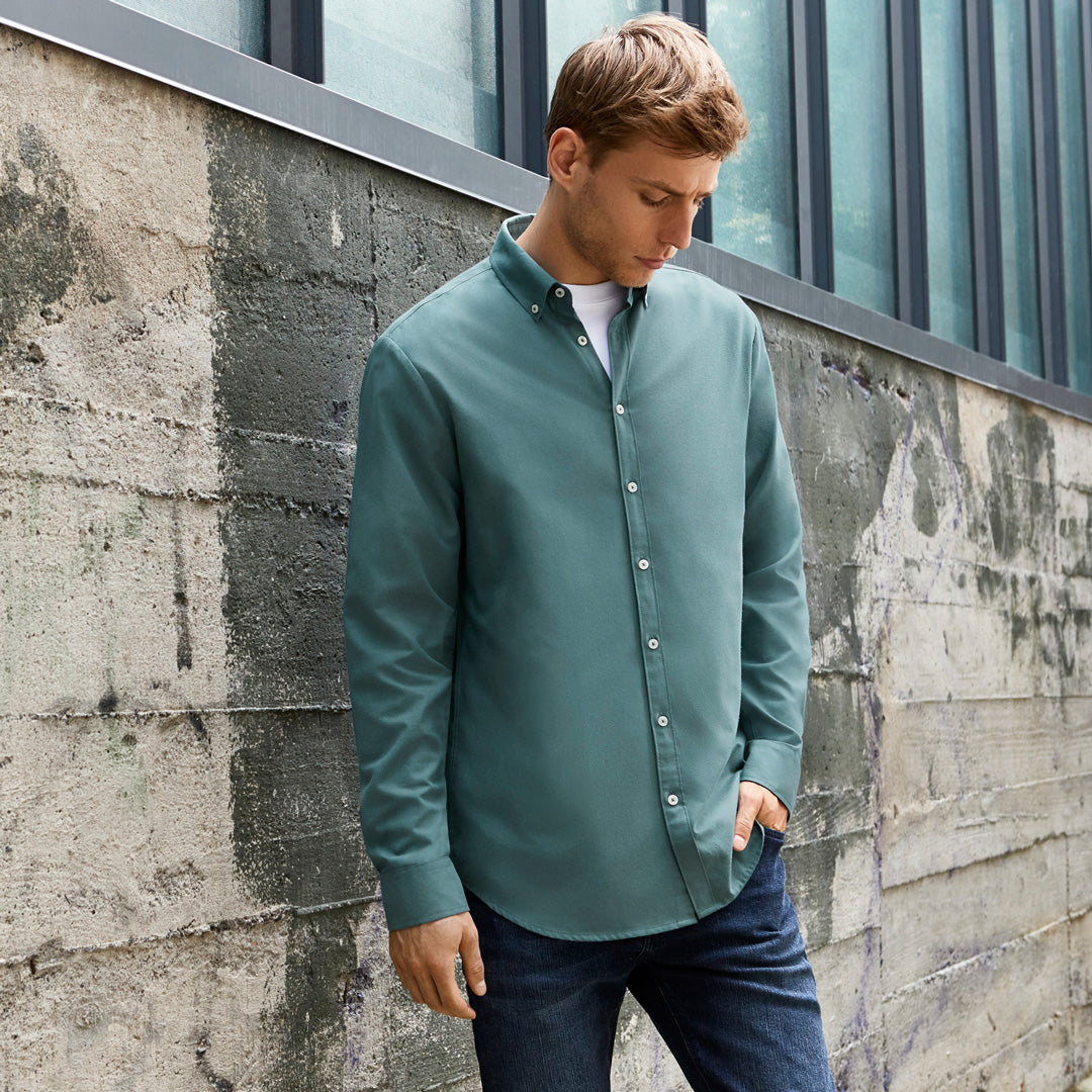 House of Uniforms The Memphis Shirt | Mens | Long Sleeve Biz Collection