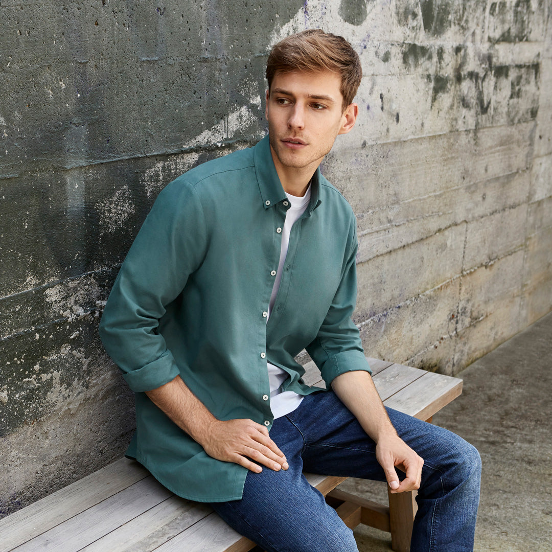 House of Uniforms The Memphis Shirt | Mens | Long Sleeve Biz Collection