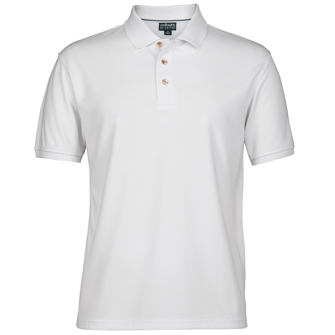 House of Uniforms The Ottoman Polo | Short Sleeve | Adults Jbs Wear White