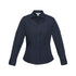 House of Uniforms The Bondi Shirt | Ladies | Long Sleeve Clearance Biz Collection Navy