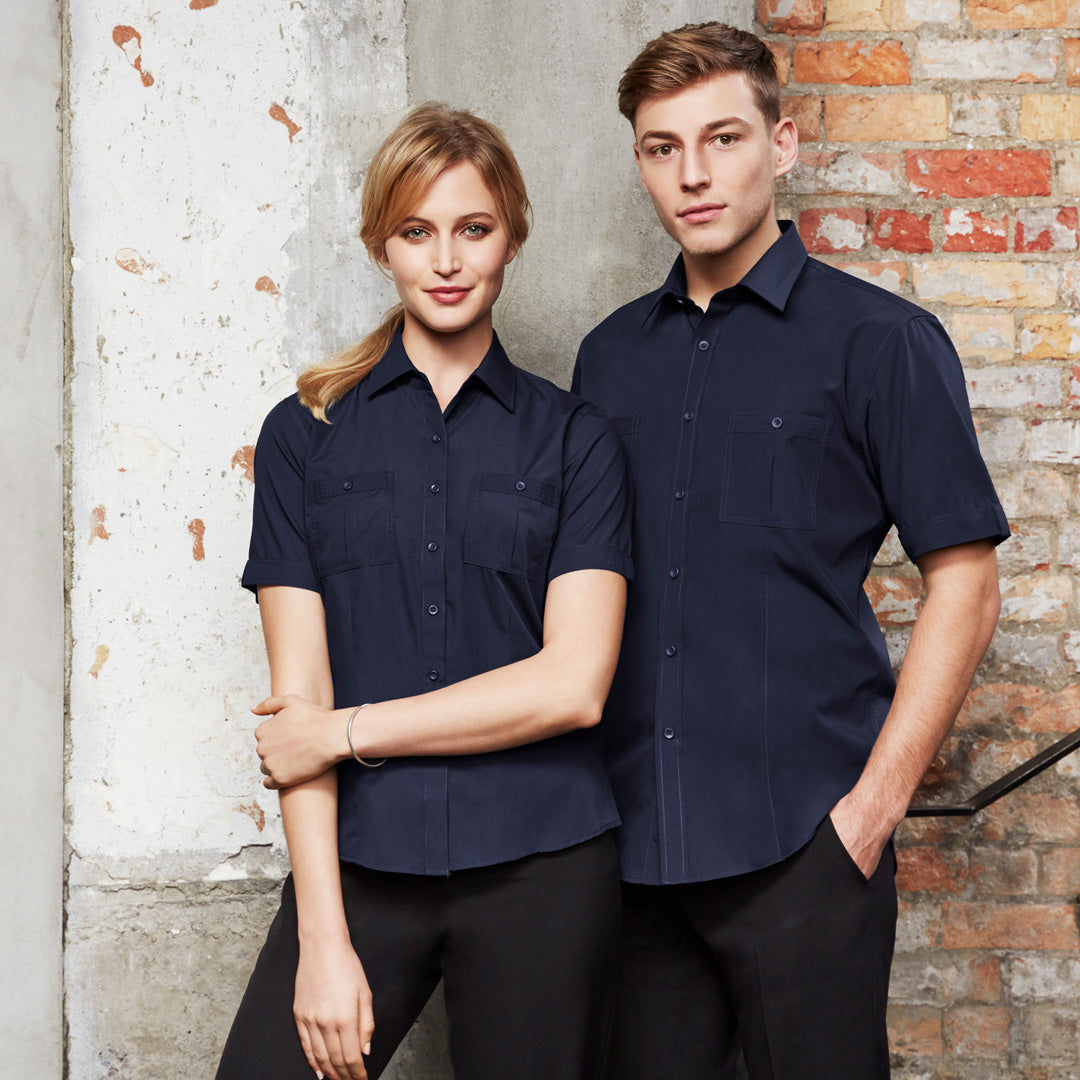 House of Uniforms The Bondi Shirt | Ladies | Short Sleeve Biz Collection