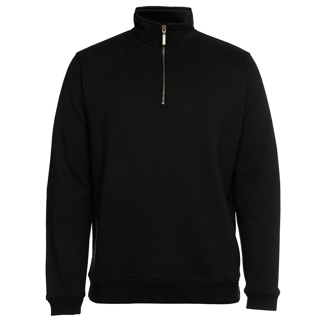 House of Uniforms The Brass Zip Jumper | Adults Jbs Wear Black