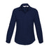 House of Uniforms The Madison Shirt | Ladies | Long Sleeve Clearance Biz Collection Midnight Blue