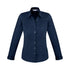 House of Uniforms The Monaco Shirt | Ladies | Long Sleeve Biz Collection Ink