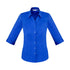 House of Uniforms The Monaco Shirt | Ladies | 3/4 Sleeve Biz Collection Electric Blue