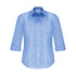 House of Uniforms The Euro Shirt | Ladies | 3/4 Sleeve Biz Collection Blue/White Stripe
