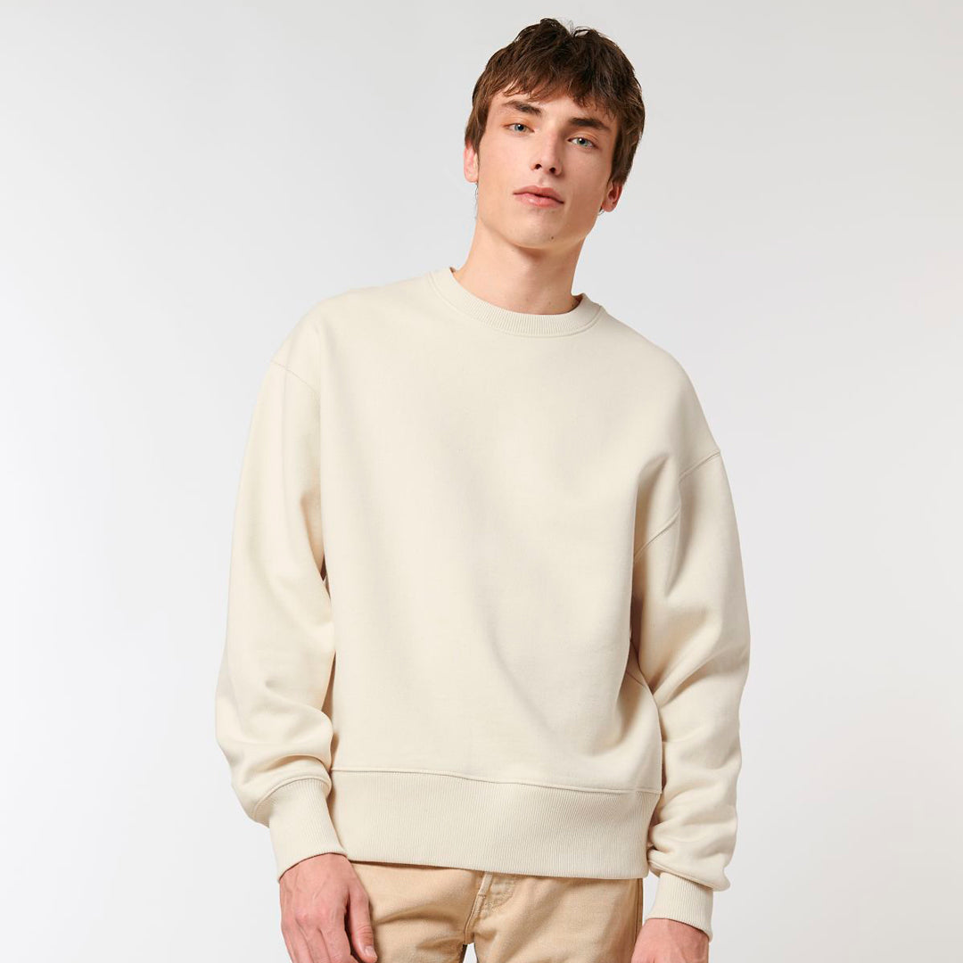 House of Uniforms The Radder Heavy Crew Neck Jumper | Unisex Stanley Stella
