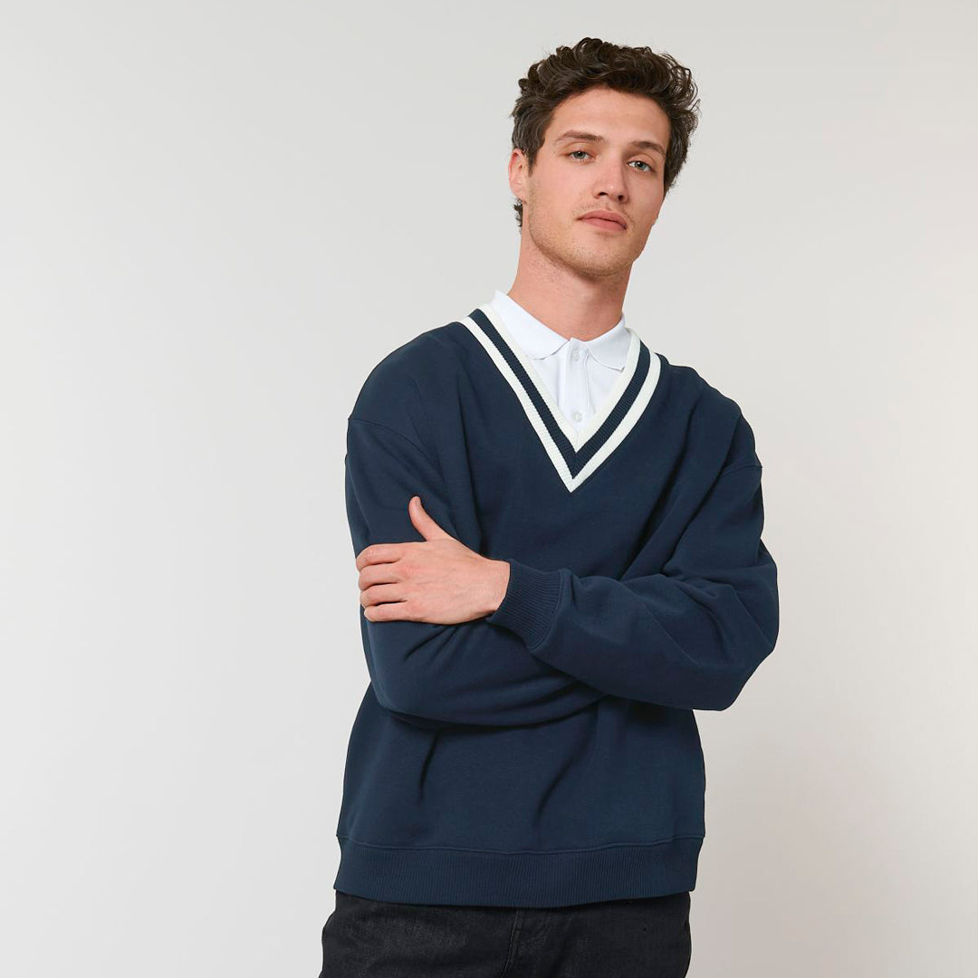 House of Uniforms The Sloaner V Neck Jumper | Unisex Stanley Stella