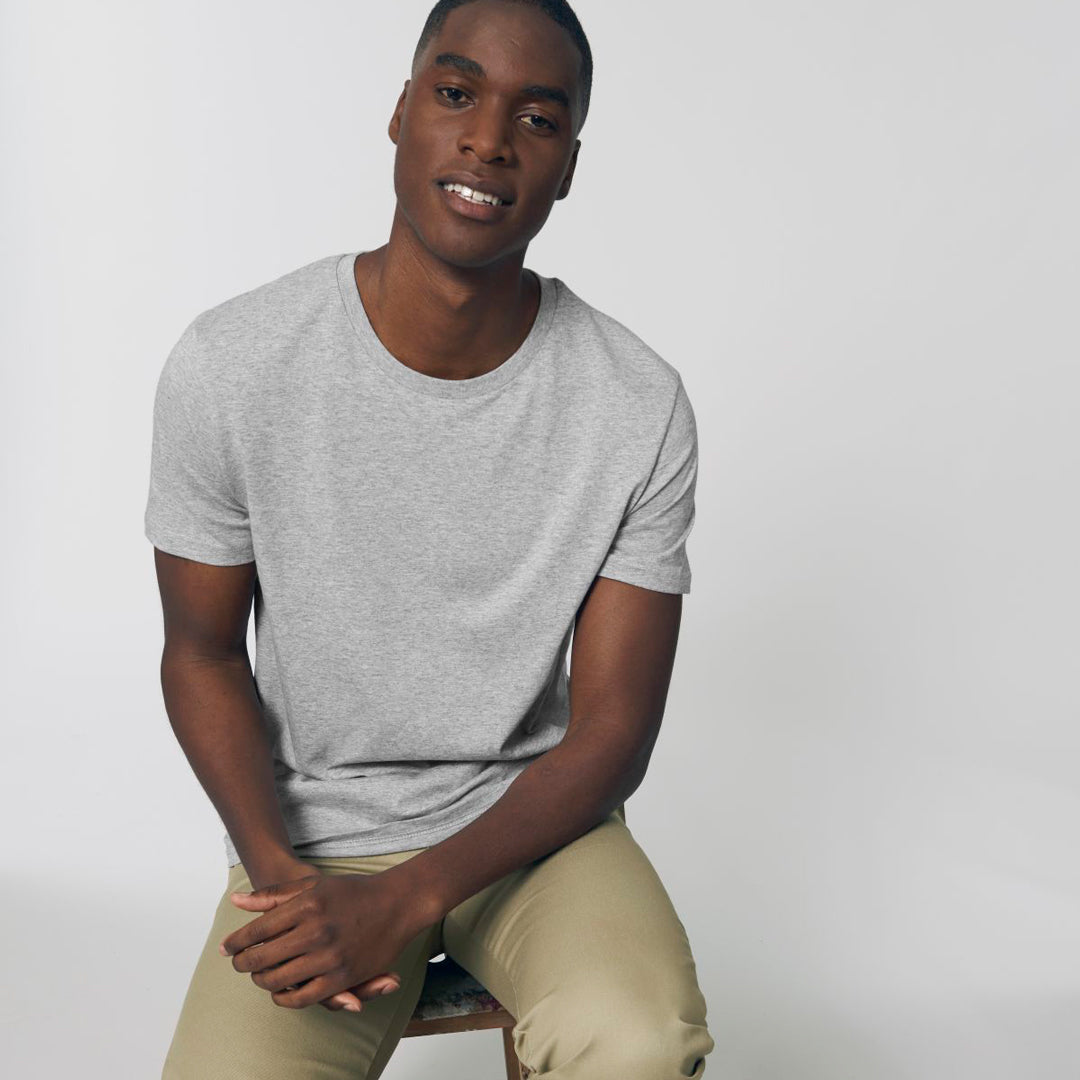 House of Uniforms The Creator Tee | Marle Colours | Unisex Stanley Stella Grey Marle