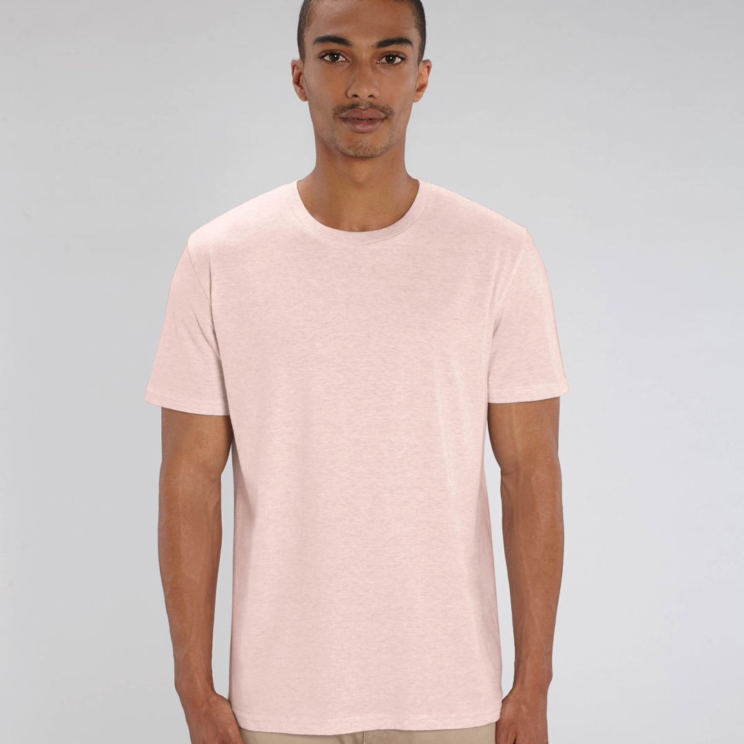 House of Uniforms The Creator Tee | Marle Colours | Unisex Stanley Stella Cream Heather Pink