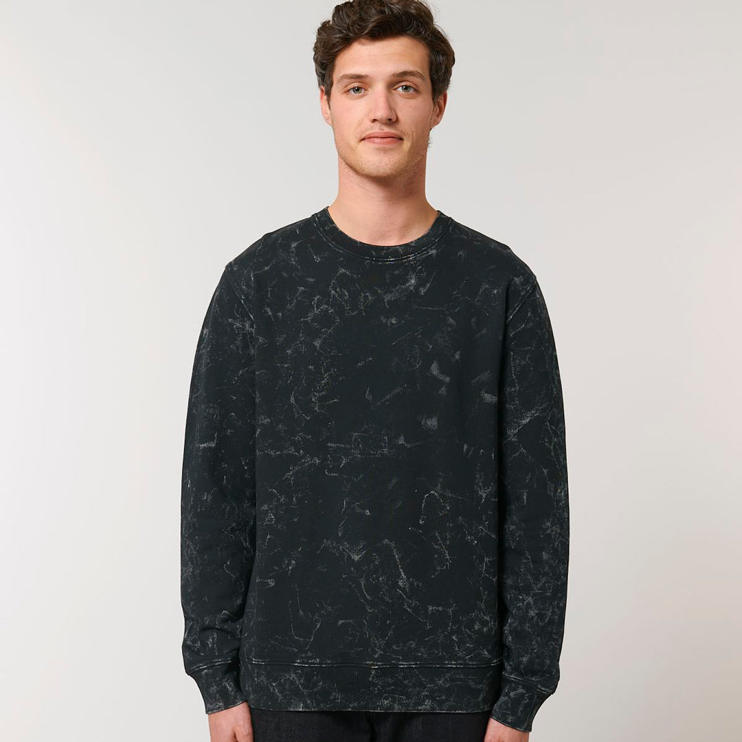 House of Uniforms The Changer Splatter Crew Neck Jumper | Unisex Stanley Stella