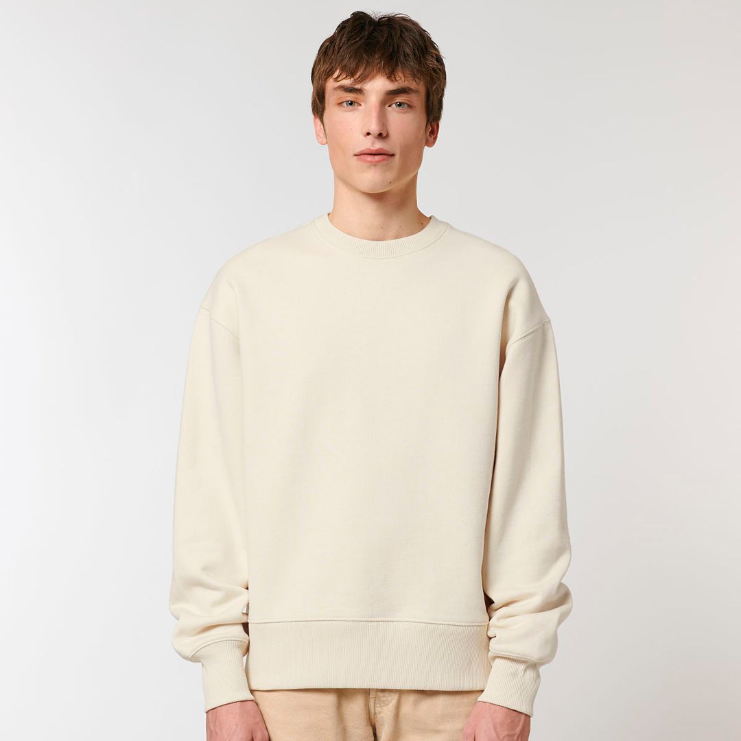 House of Uniforms The Radder Heavy Crew Neck Jumper | Unisex Stanley Stella