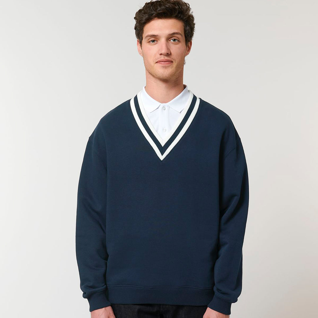 House of Uniforms The Sloaner V Neck Jumper | Unisex Stanley Stella