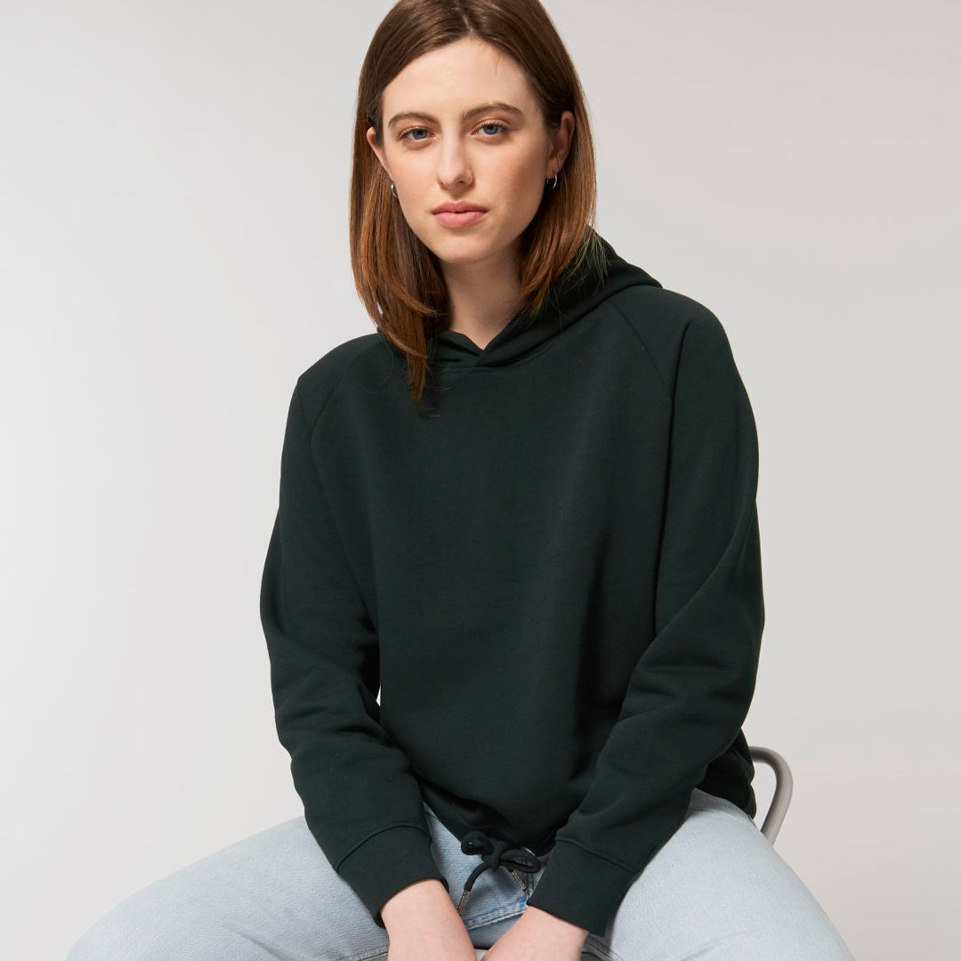 House of Uniforms The Stella Bower Cropped Hoodie | Ladies Stanley Stella
