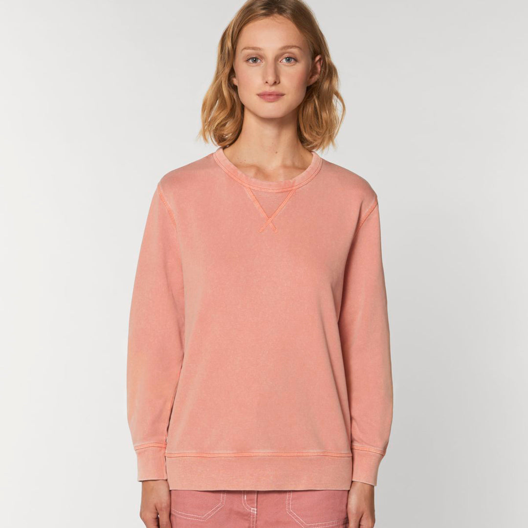 House of Uniforms The Joiner Vintage Crew Neck Jumper | Unisex Stanley Stella