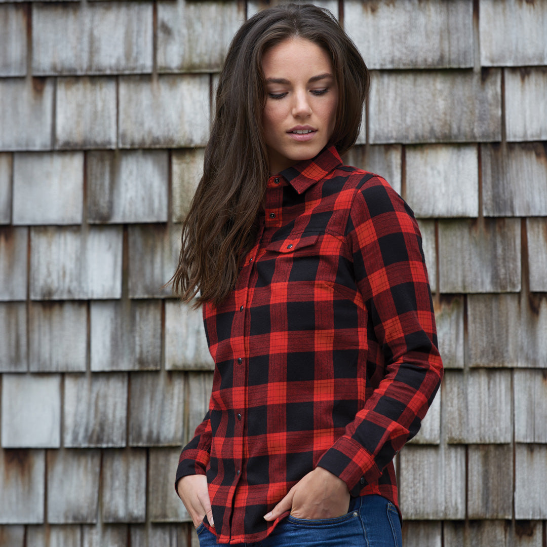 House of Uniforms The Logan Snap Front Shirt | Ladies Stormtech