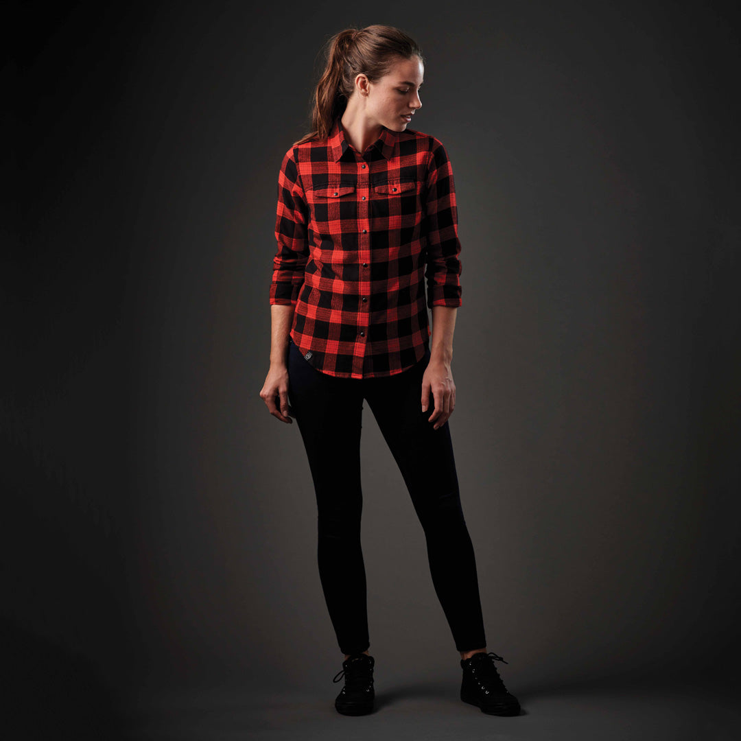 House of Uniforms The Logan Snap Front Shirt | Ladies Stormtech