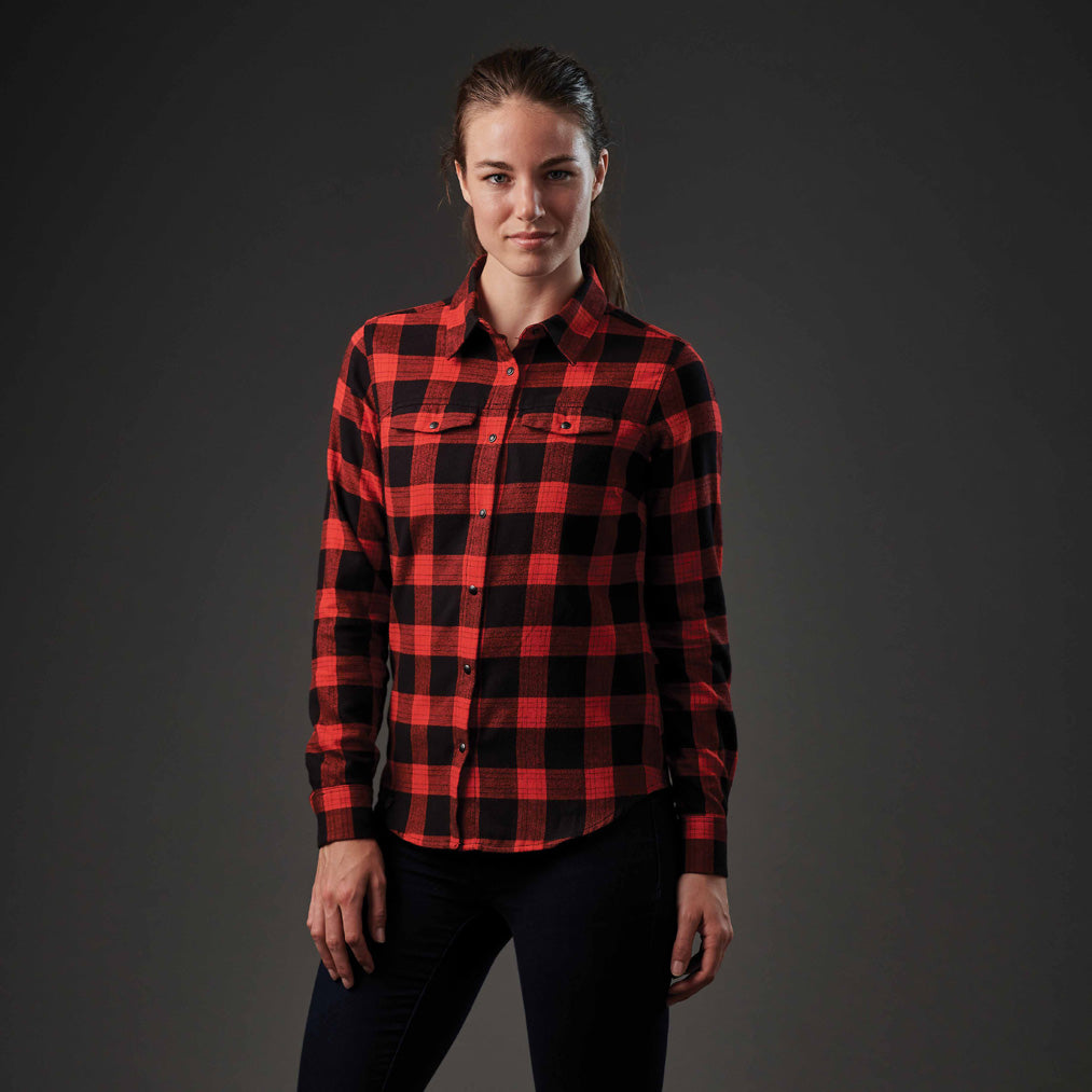 House of Uniforms The Logan Snap Front Shirt | Ladies Stormtech