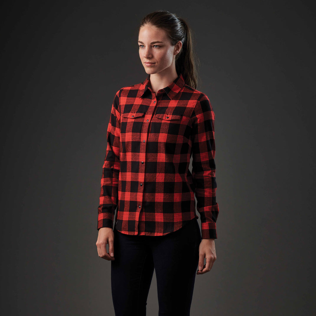 House of Uniforms The Logan Snap Front Shirt | Ladies Stormtech