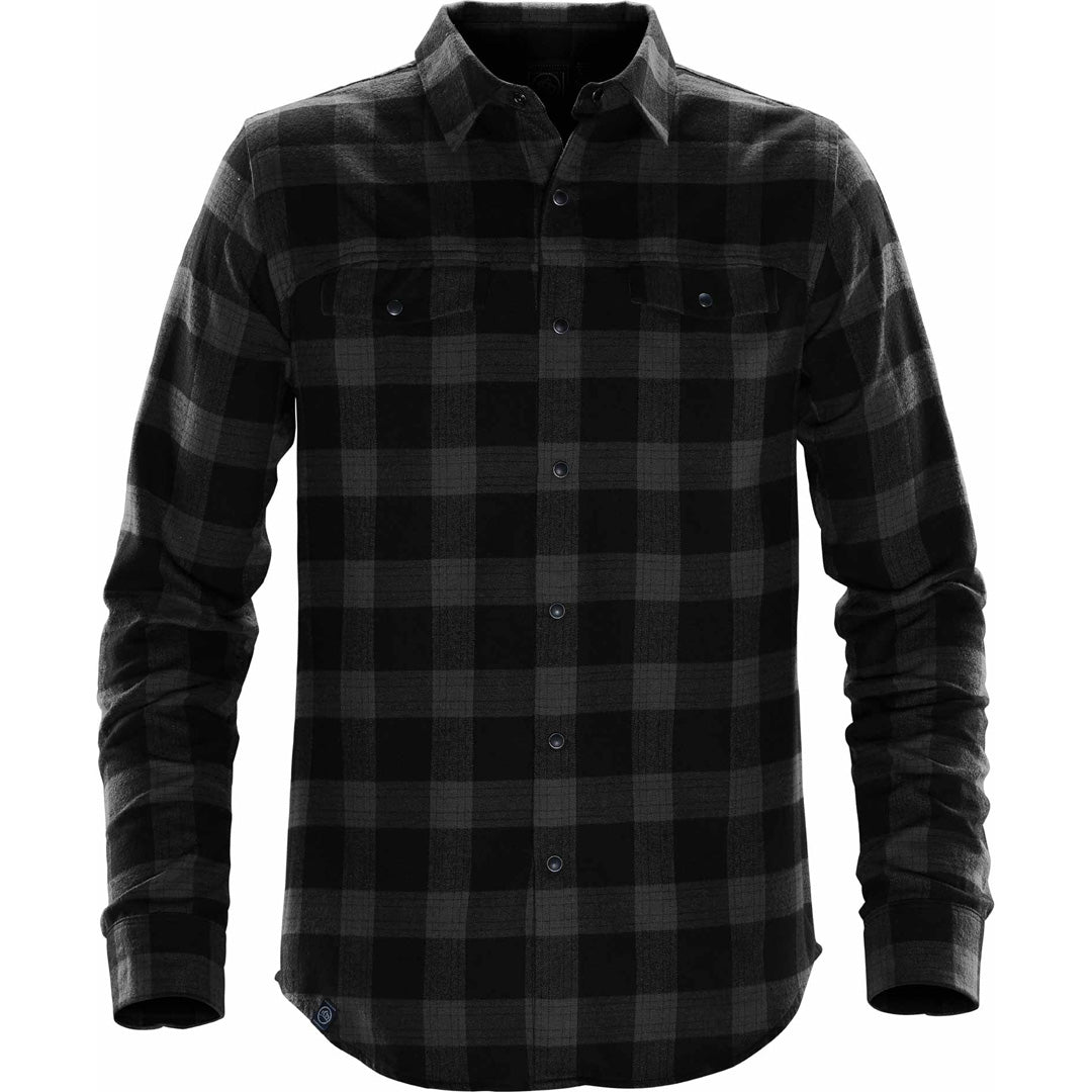 House of Uniforms The Logan Snap Front Shirt | Mens Stormtech Carbon