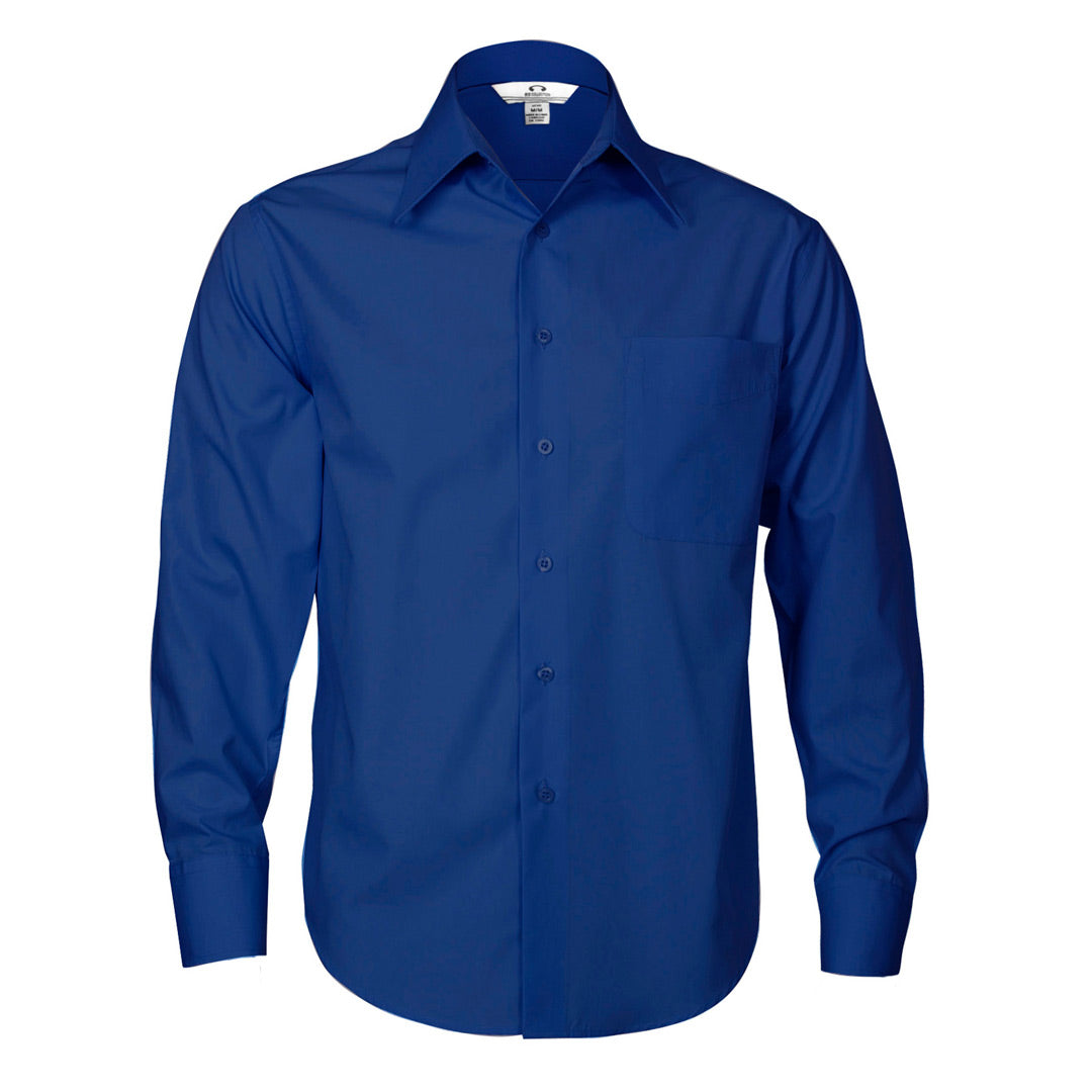 House of Uniforms The Metro Shirt | Mens | Long Sleeve Biz Collection Royal