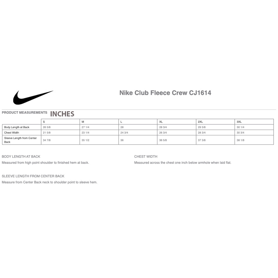 House of Uniforms The Club Fleece Crew Jumper | Mens Nike 