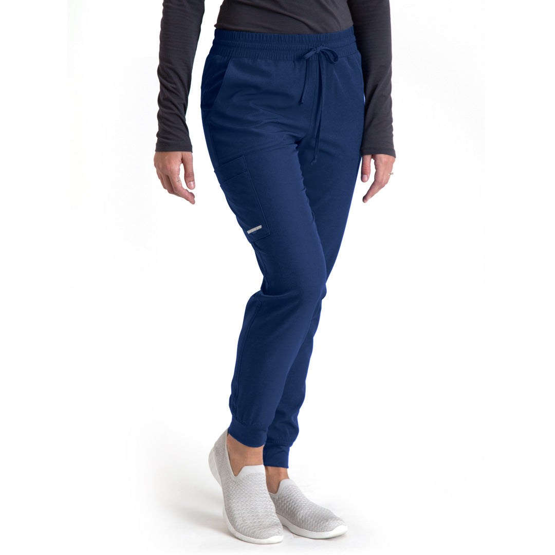 House of Uniforms The Theory Jogger Scrub Pant | Regular | Ladies | Skechers Skechers by Barco Navy