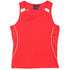 House of Uniforms The Legend Singlet | Ladies Winning Spirit Red/White