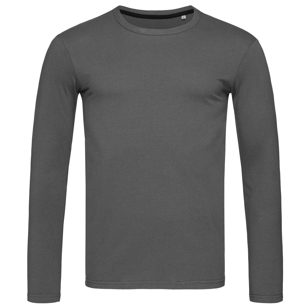 House of Uniforms The Clive Tee | Long Sleeve | Mens Stedman Slate