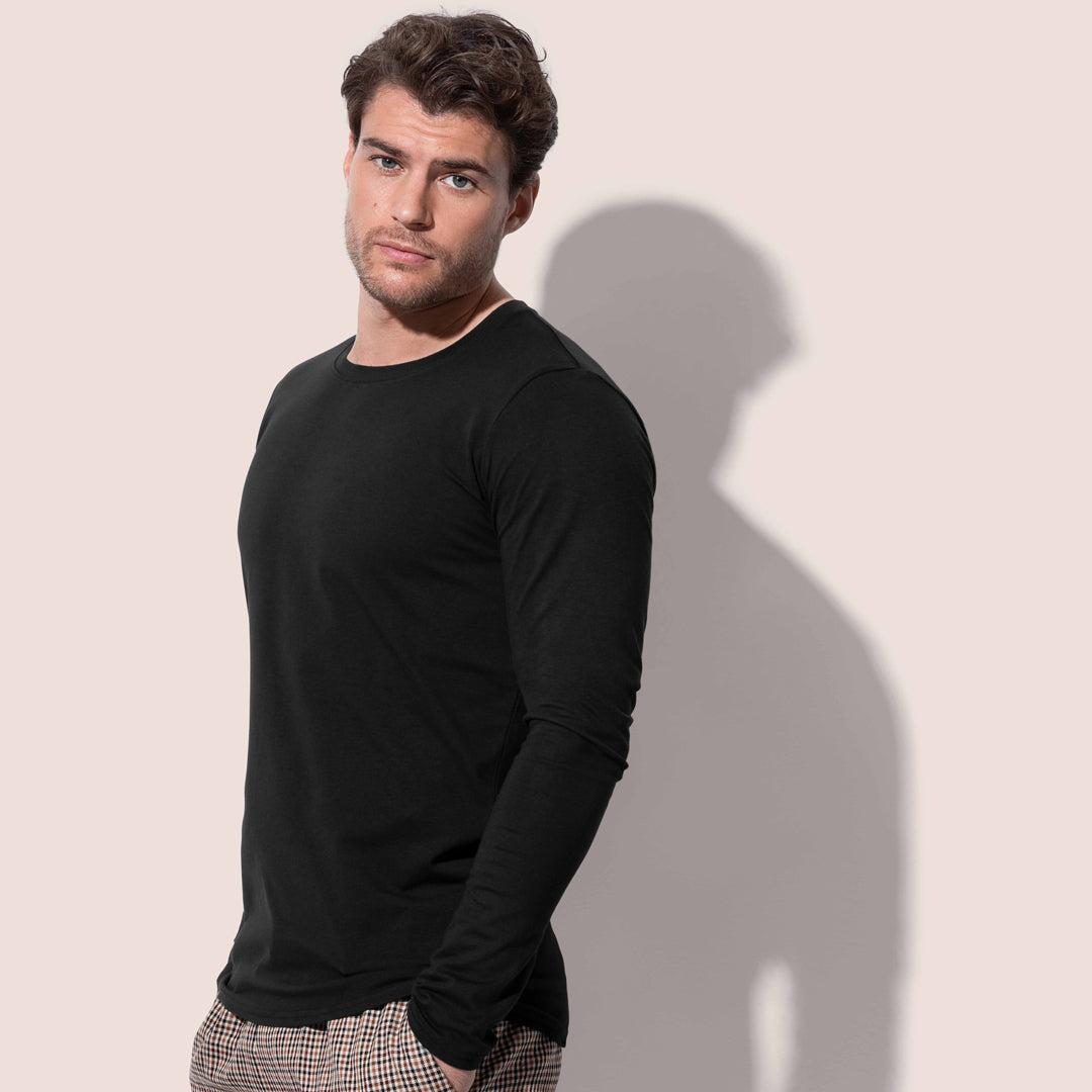 House of Uniforms The Clive Tee | Long Sleeve | Mens Stedman