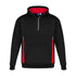 House of Uniforms The Renegade Hoodie | Kids Biz Collection Black/Red/Silver