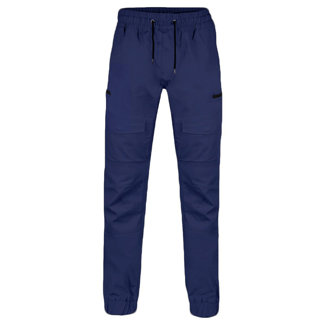 House of Uniforms The Bad Saviour Cuffed Work Pant | Mens Bad Workwear Navy