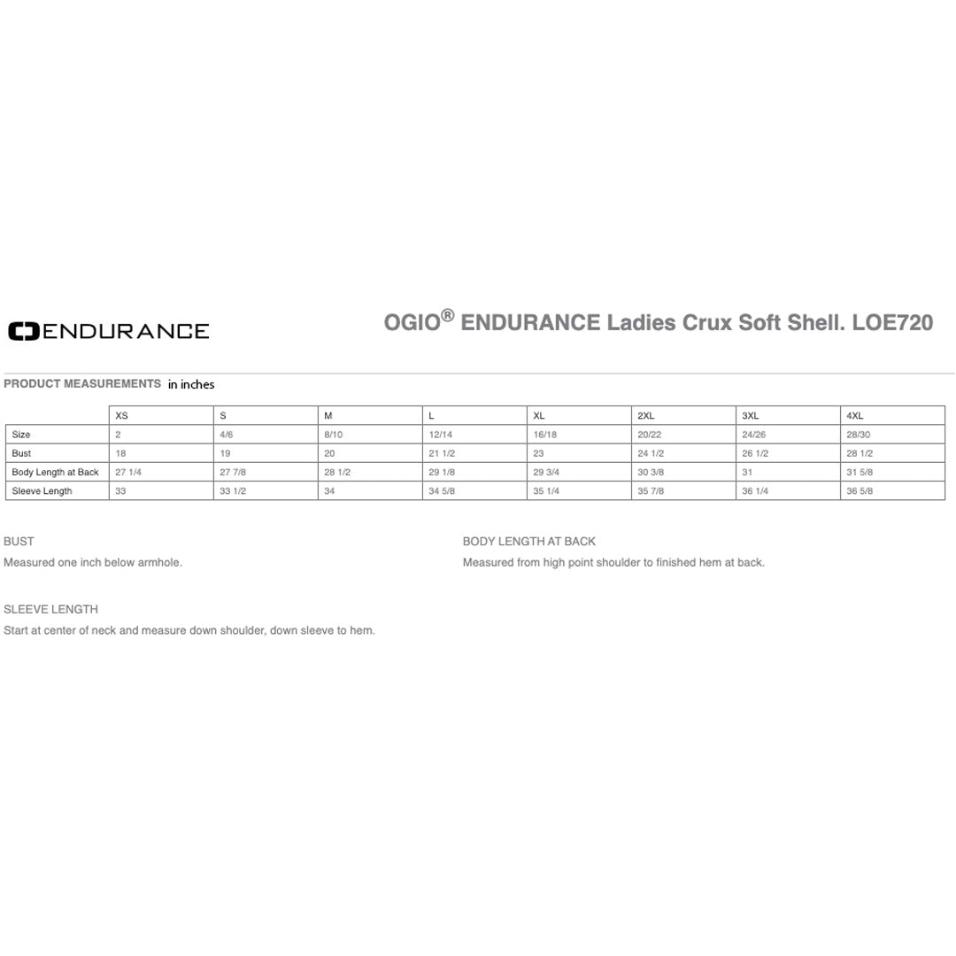 House of Uniforms The Crux Softshell Jacket | Ladies Ogio Endurance