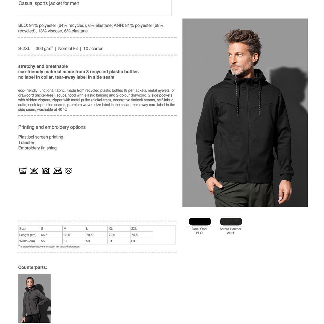 House of Uniforms The Recycled Scuba Jacket | Mens Stedman