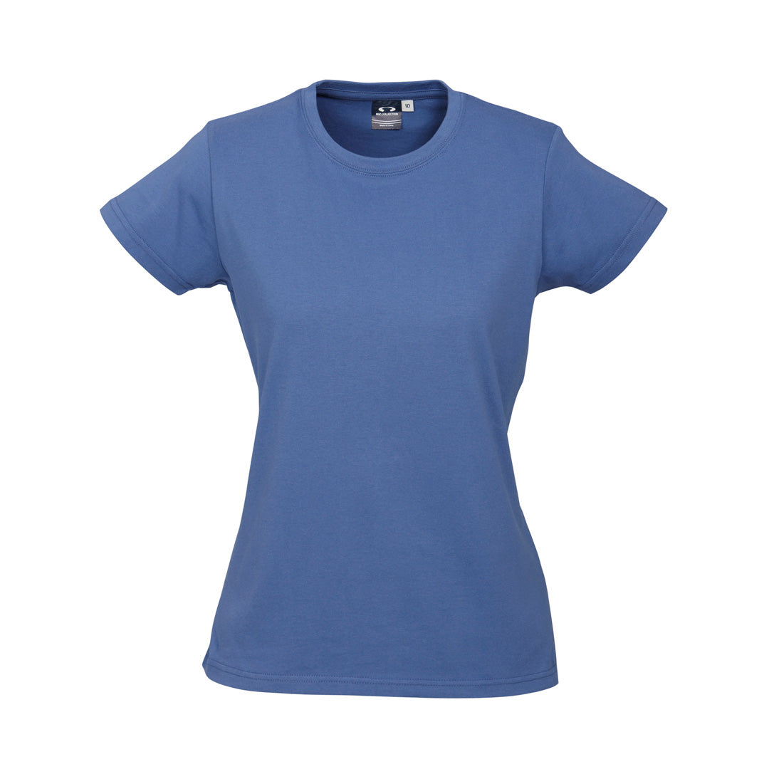 House of Uniforms The Ice Tee | Ladies | Short Sleeve | Dark Colours Biz Collection Denim