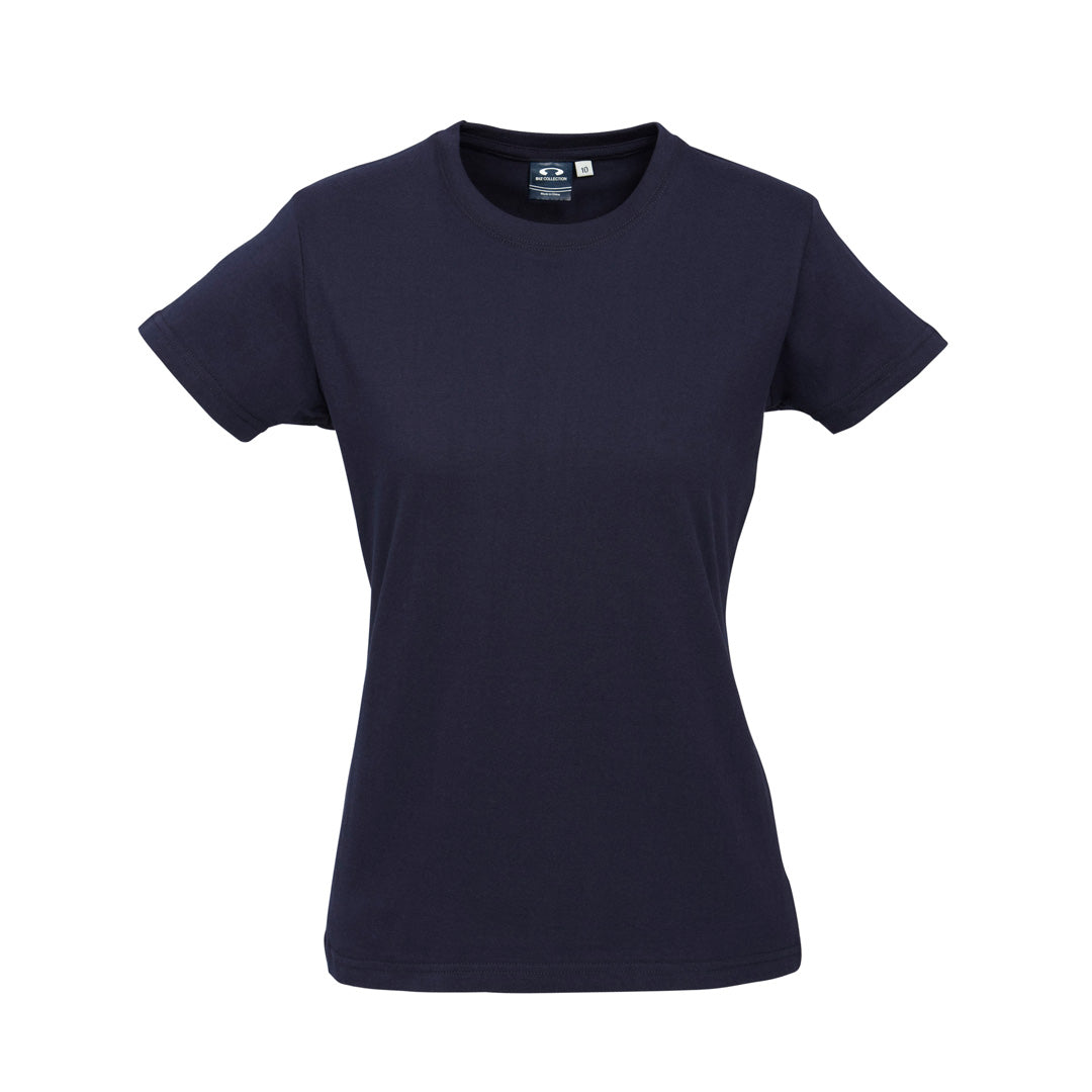 House of Uniforms The Ice Tee | Ladies | Short Sleeve | Dark Colours Biz Collection