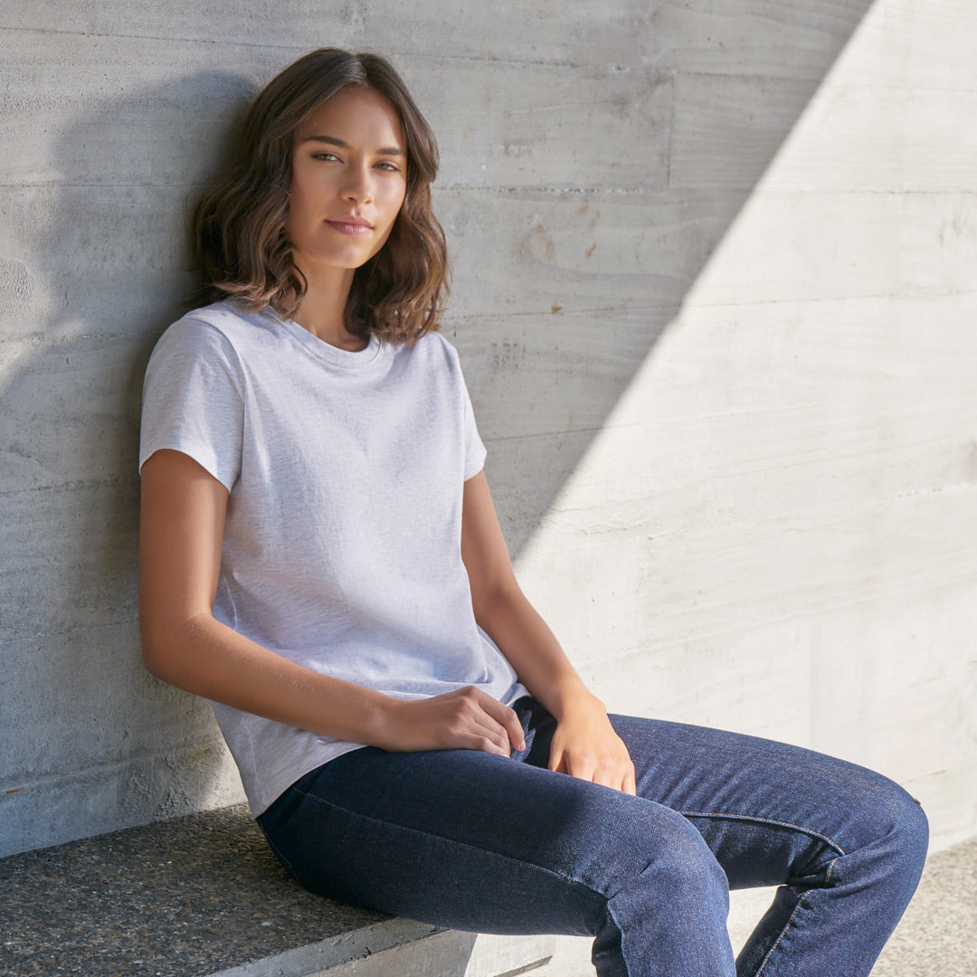 House of Uniforms The Ice Tee | Ladies | Short Sleeve | Dark Colours Biz Collection