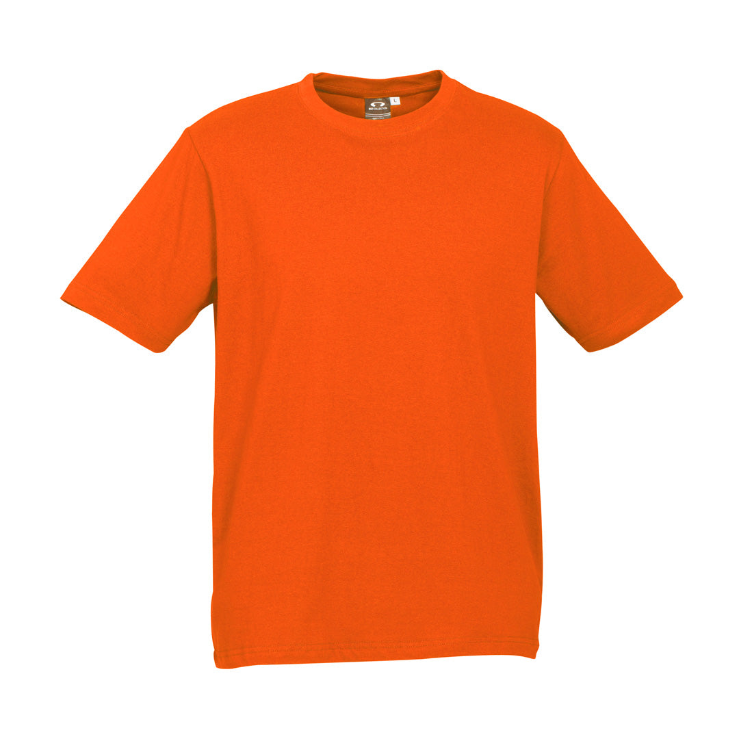 House of Uniforms The Ice Tee | Mens | Short Sleeve | Bright Colours Biz Collection Fluoro Orange