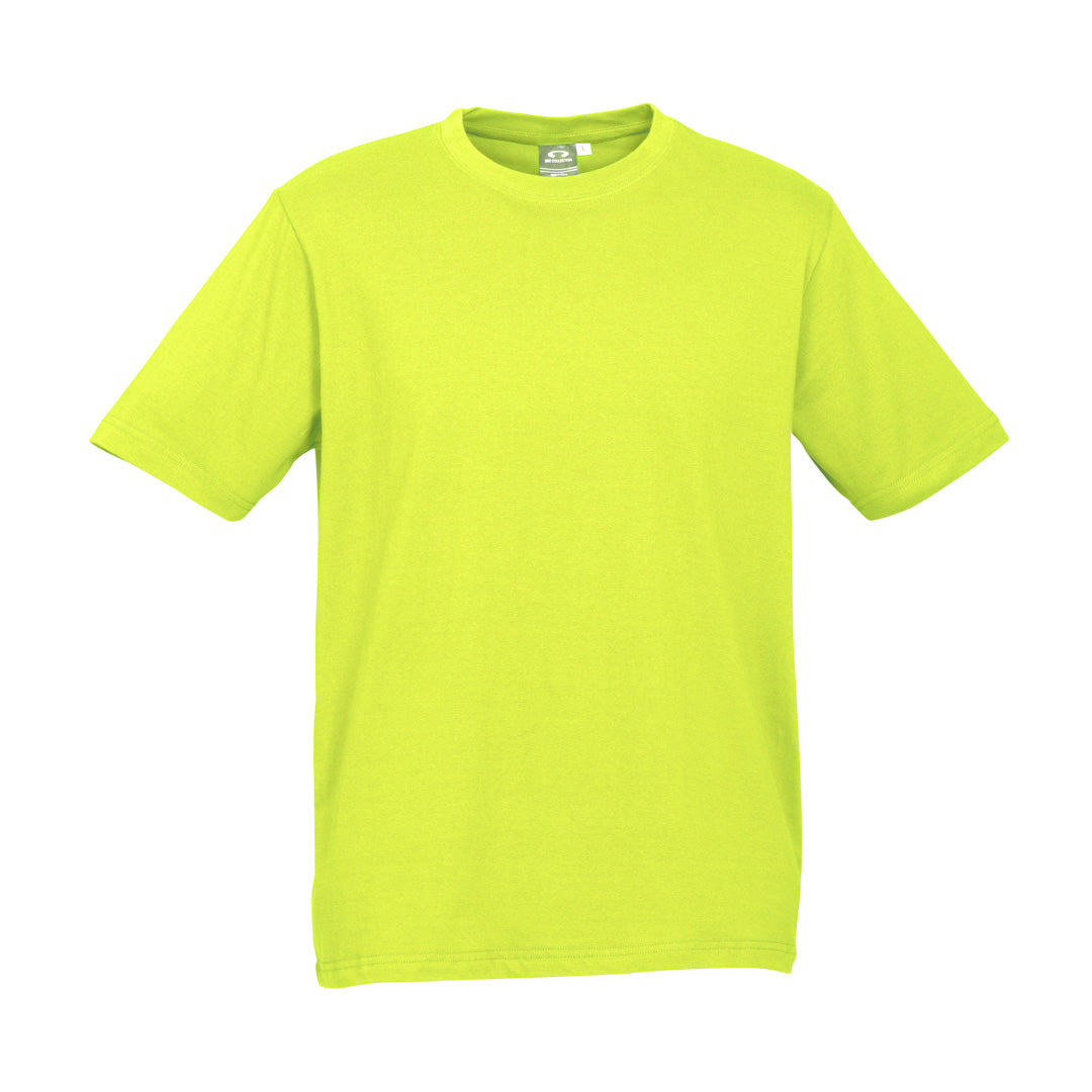 House of Uniforms The Ice Tee | Mens | Short Sleeve | Bright Colours Biz Collection Fluoro Lime