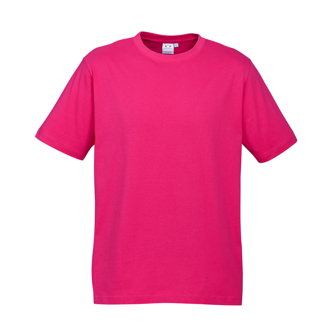 House of Uniforms The Ice Tee | Mens | Short Sleeve | Bright Colours Biz Collection Fuchsia
